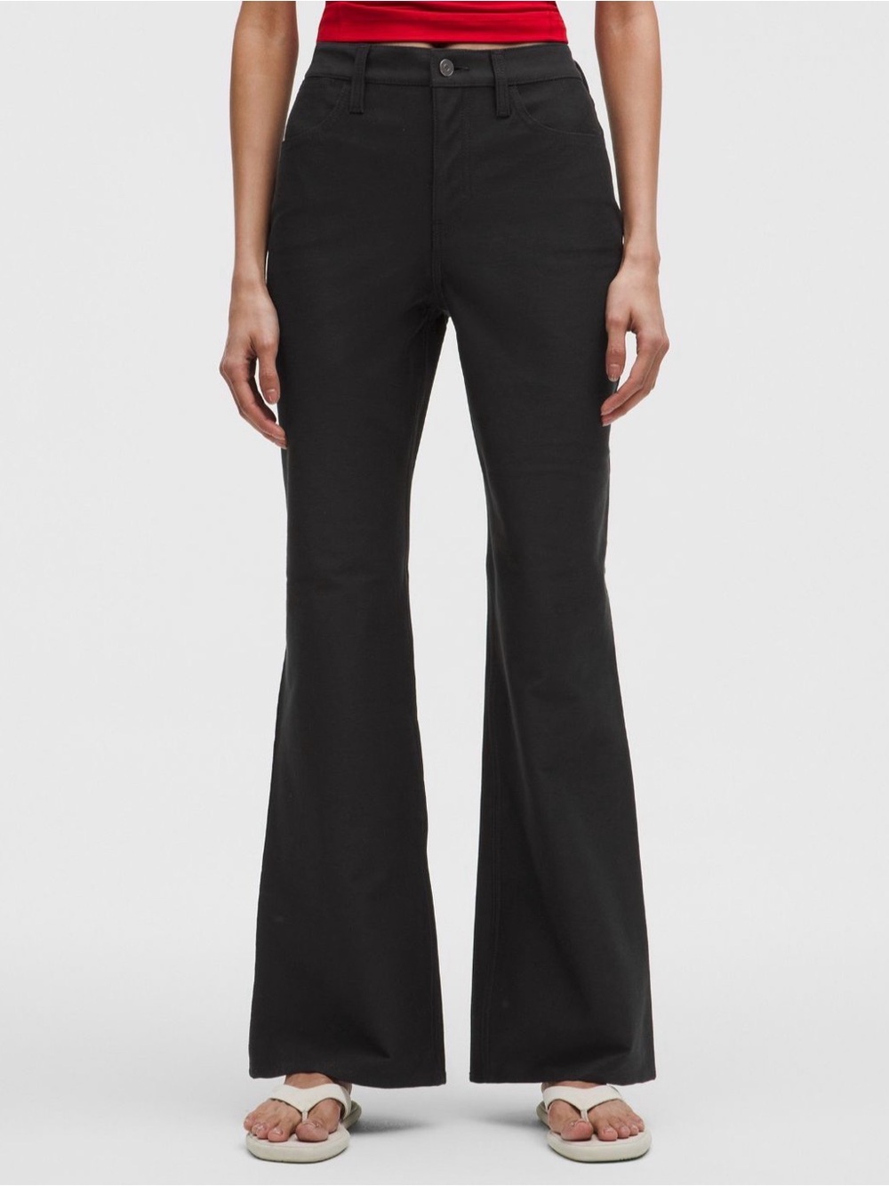lululemon athletica Black Bootcut Flare Pants (jeans)